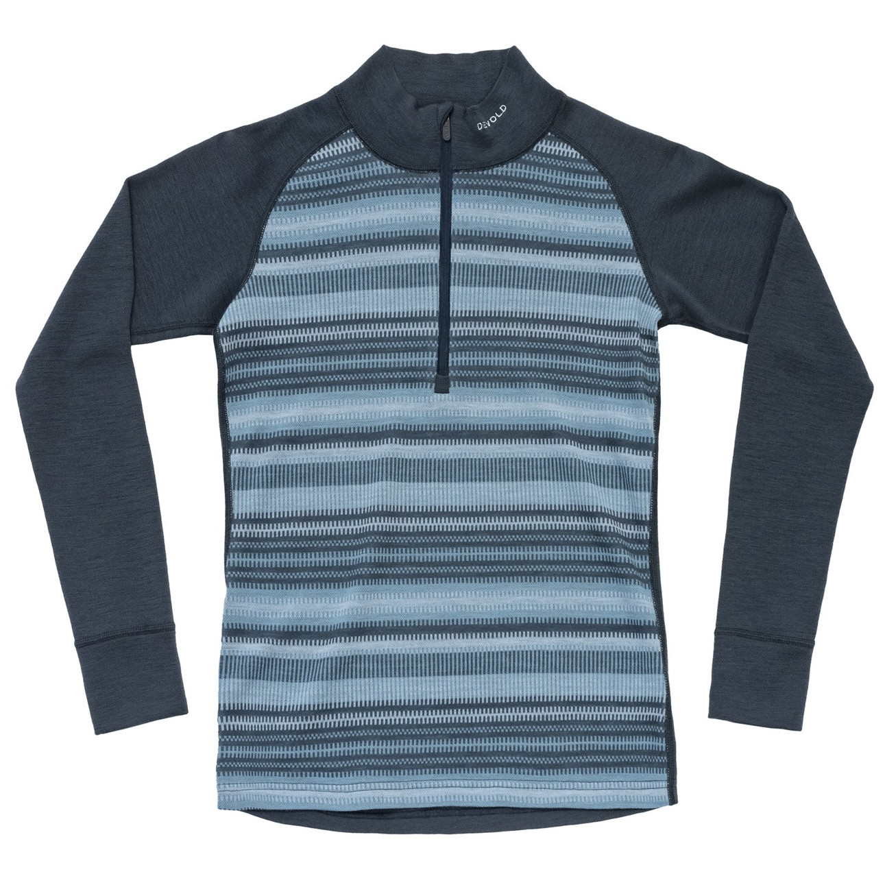 Bluza damska Devold Signature Merino 230 Zip Wmn Rozmiar: L / Kolor: niebieski