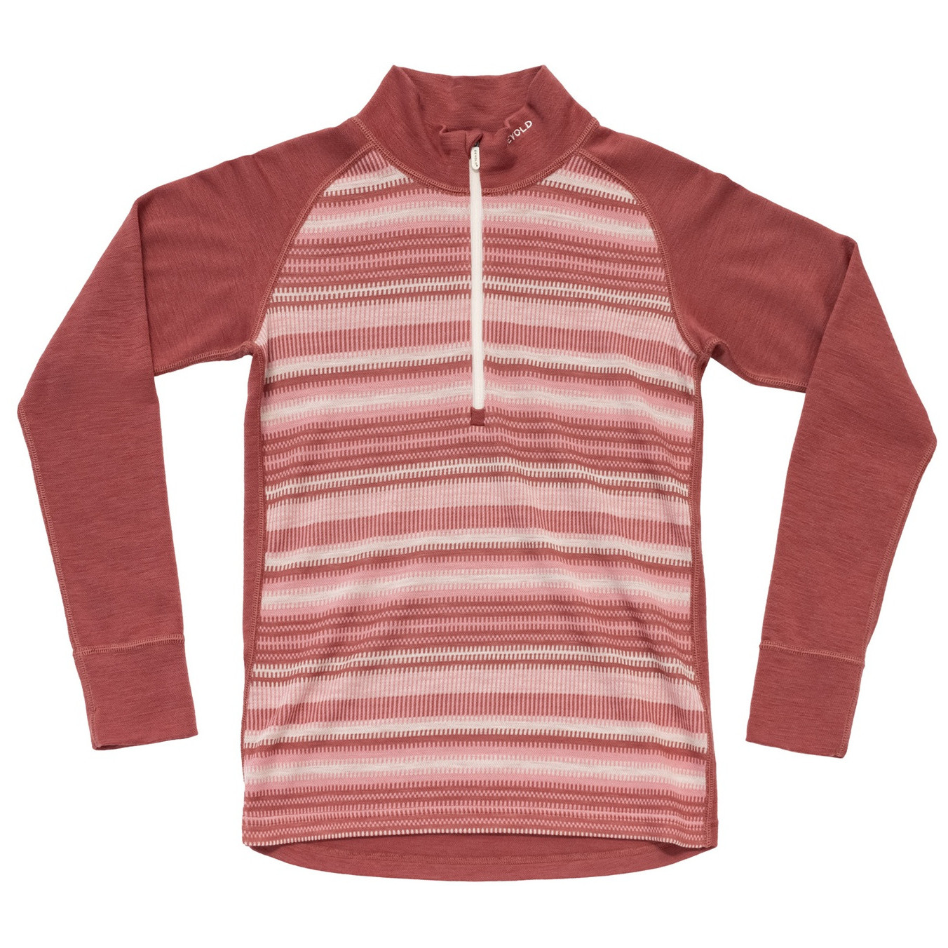 Bluza damska Devold Signature Merino 230 Zip Wmn Rozmiar: S / Kolor: czerwony