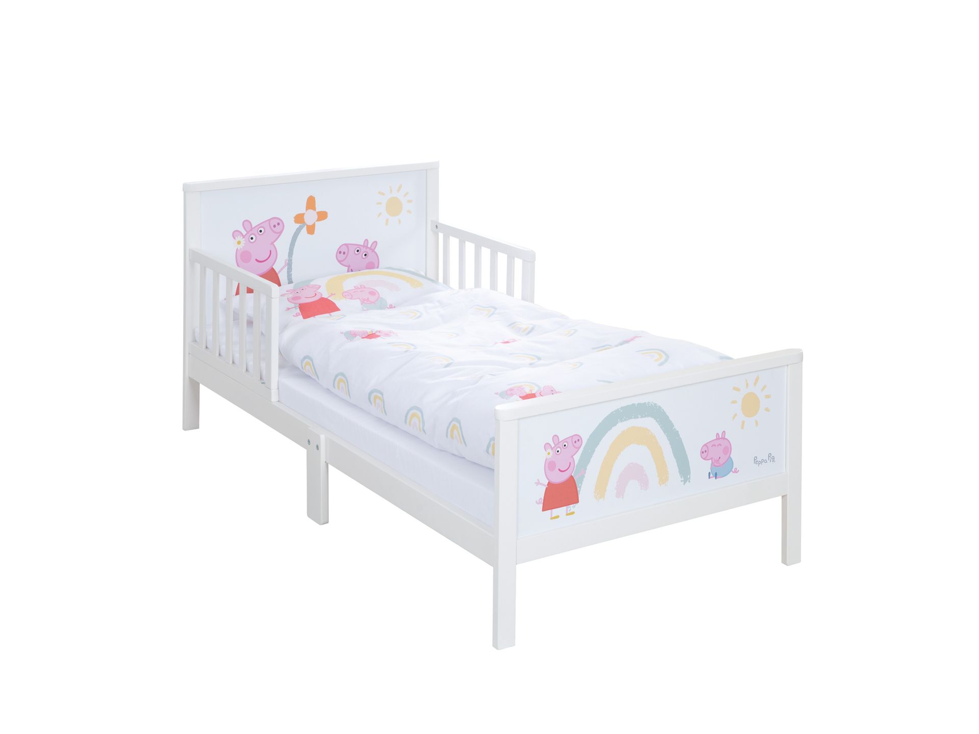 roba Łóżko dziecięce z kolekcji Psi Patrol / Świnka Peppa z kompletem pościeli, 70x140 cm (Psi Patrol)