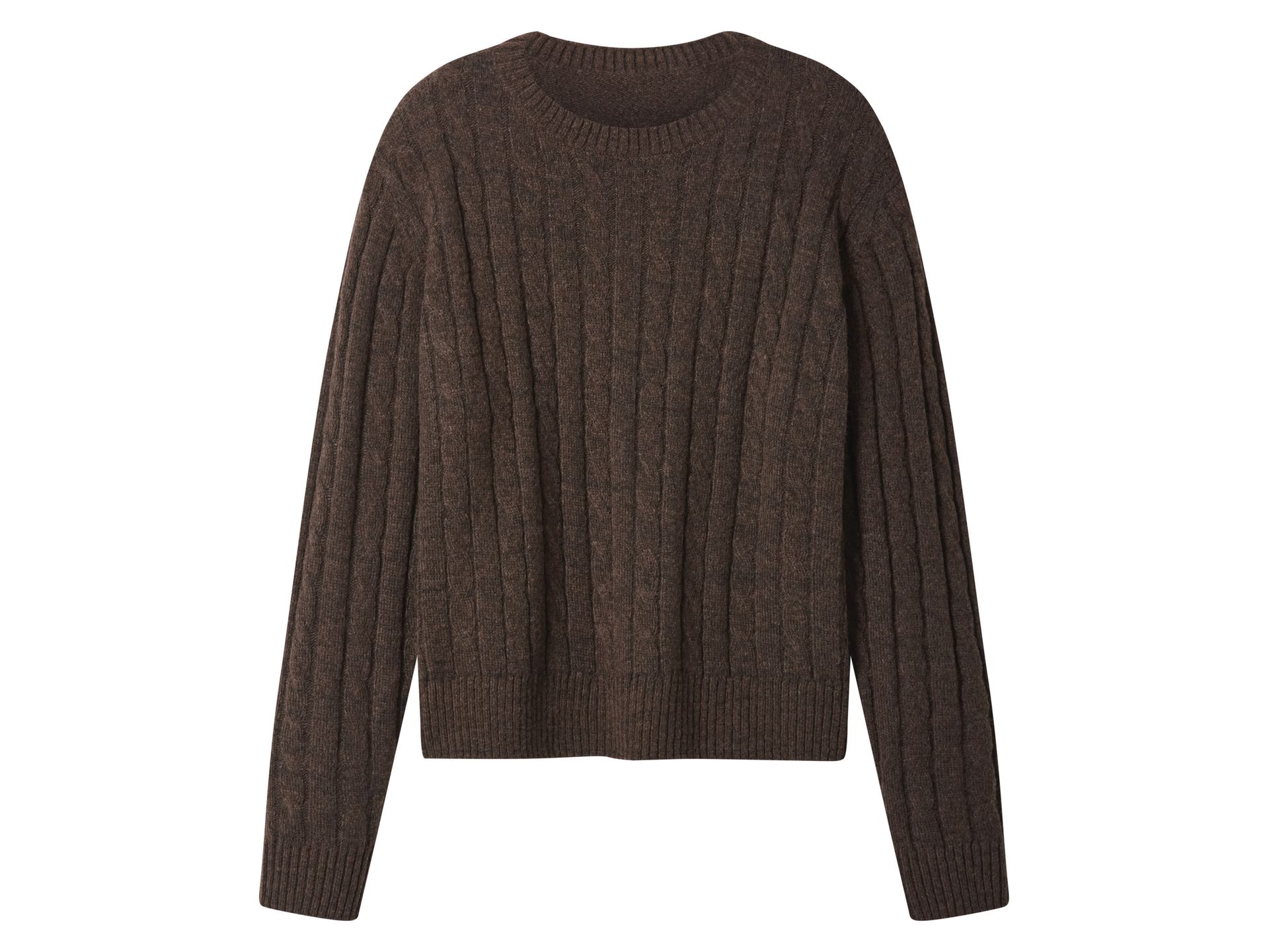 esmara® Sweter damski (Brązowy, M(40/42))