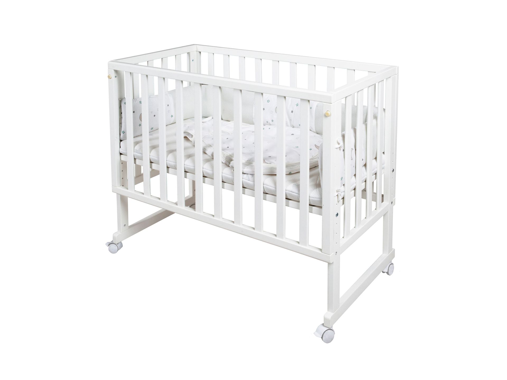 Roba Łóżeczko dostawne 3w1 Biały