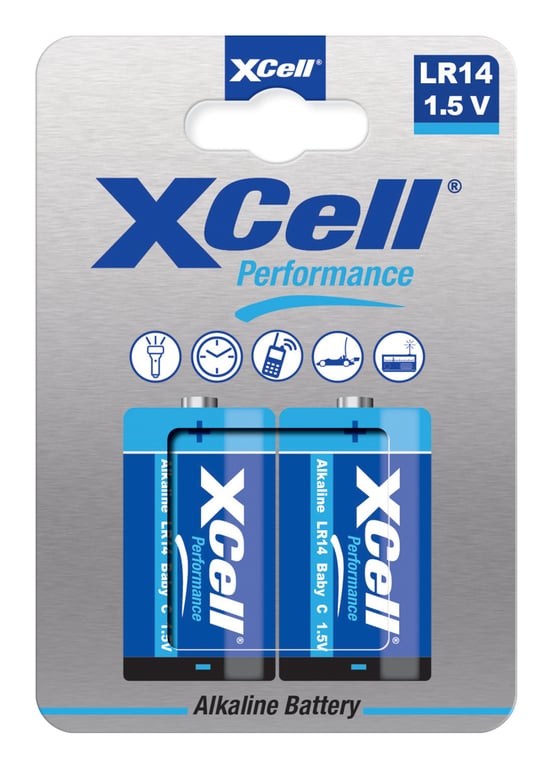 XCell 115355 bateria do użytku domowego Jednorazowa bateria C Alkaliczny