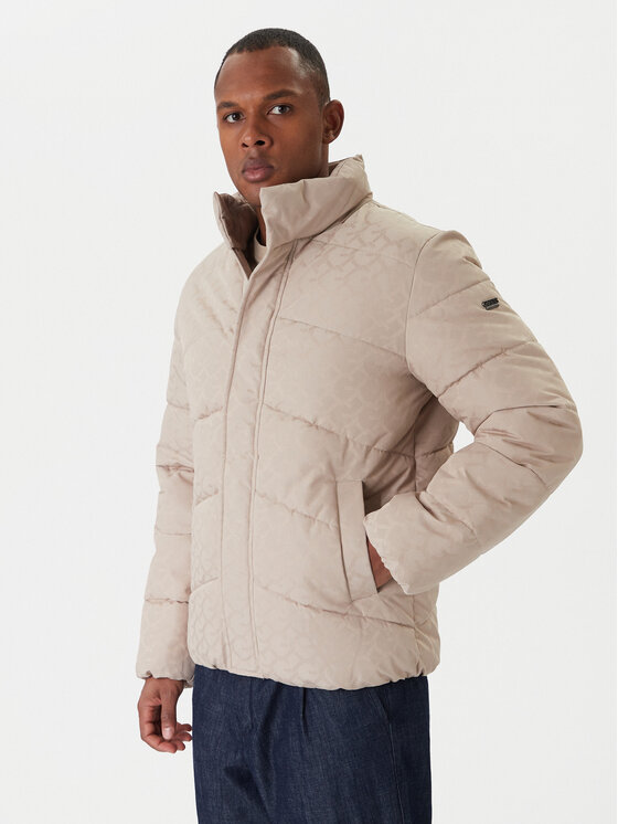Guess Kurtka zimowa M5BL2M W2232 Beżowy Regular Fit