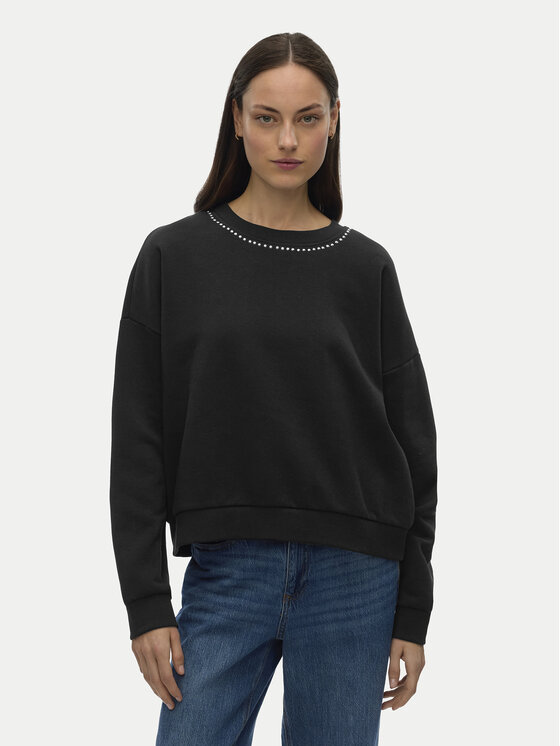 Vero Moda Bluza Lotte 10333544 Czarny Regular Fit