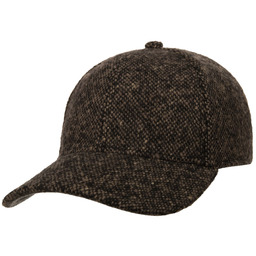 Czapka Classic Donegal Tweed by Stetson, ciemnobrązowy , One Size