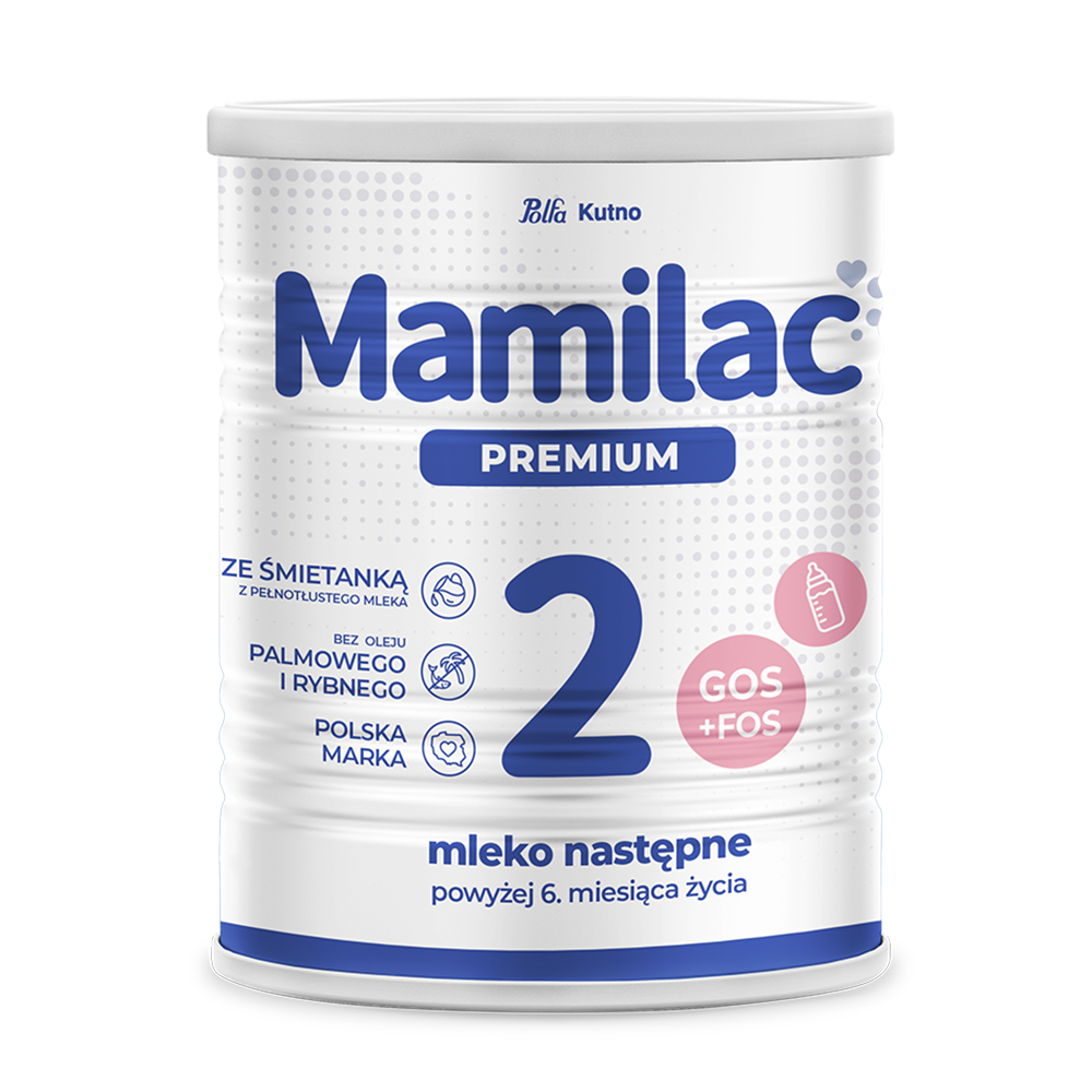 Mamilac Premium 2, mleko następne, powyżej 6 miesiąca, 400 g