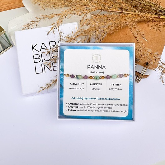 Bransoletka dla zodiakalnej PANNY