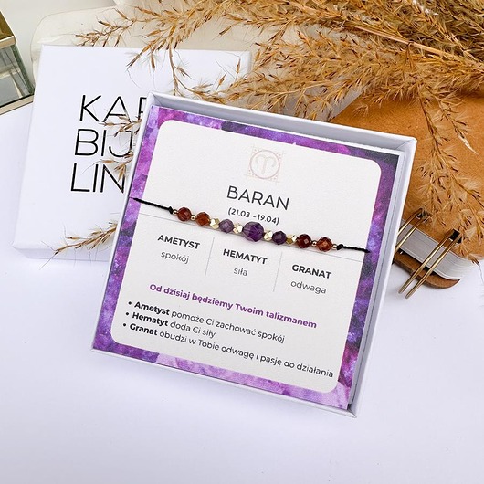 Bransoletka dla zodiakalnego BARANA