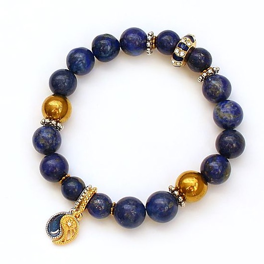 UNIKAT Lapis lazuli hematyt - Jedność, porozumienie i odwaga