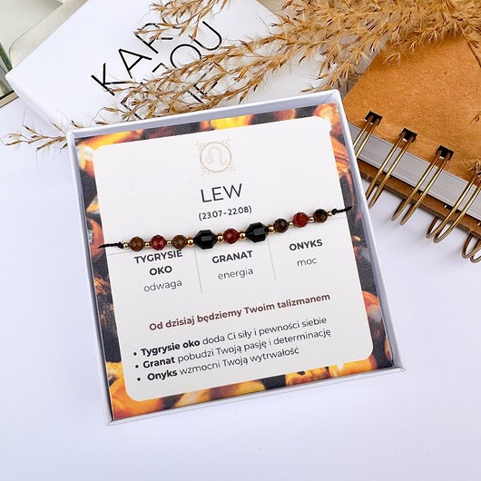 Bransoletka dla zodiakalnego LWA