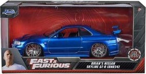 Jada FF Nissan Skyline blue 2002 124 - model lub pojazd