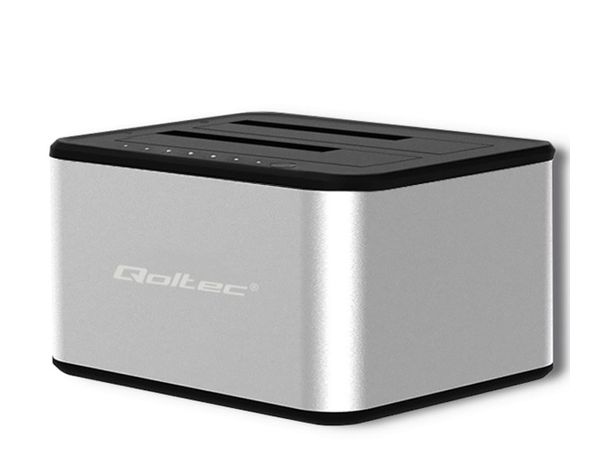 QOLTEC Stacja dokująca dysków 2x HDD/SSD 2.5