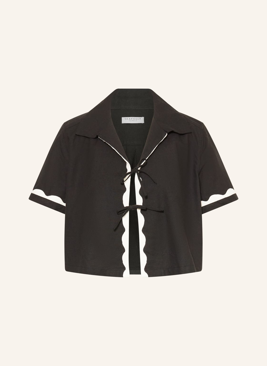 Seafolly Bluzka schwarz