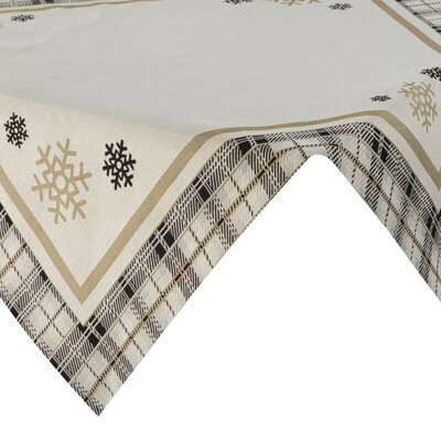 Obrus EUROFIRANY Cho 90 x 90 cm Beżowy