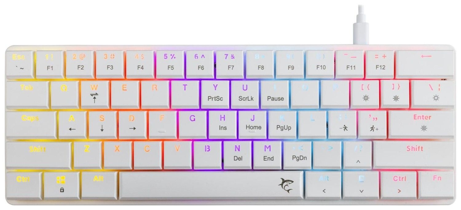 White Shark GK-006211 Nagamaki biały red switch