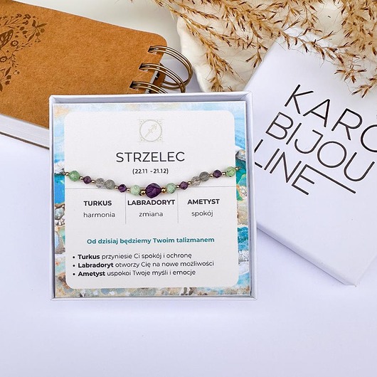 Bransoletka dla zodiakalnego STRZELCA