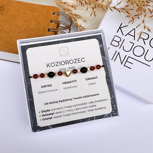 Bransoletka dla zodiakalnego KOZIOROŻCA