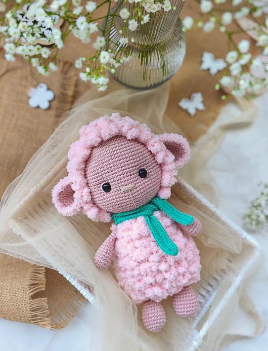 Owieczka pluszowa, Maskotka owca, Przytulanka dla dziecka