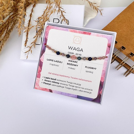 Bransoletka dla zodiakalnej WAGI