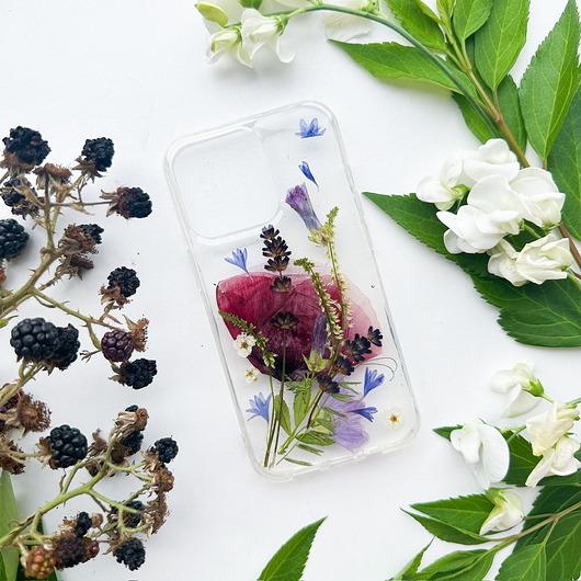 Etui na telefon- mak i fiolet