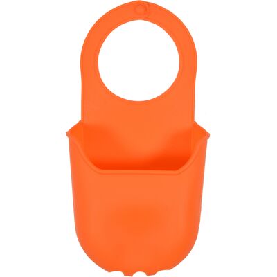 Silikonowy organizer na gąbkę pomarańczowy