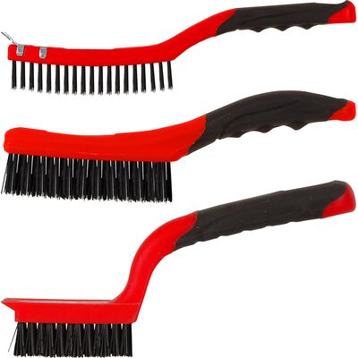 Szczotka druciana - nylon 3 x 19 rzędów 340 mm Proline