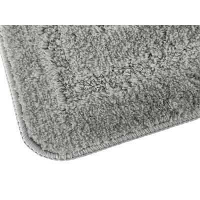 Zestaw dywaników łazienkowych Alor 3 sztuki 50 x 80 cm + 50 x 40 cm + 48 x 50 cm szary