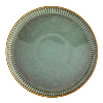 Talerz płytki porcelanowy Reactive Sage 26 cm zielony
