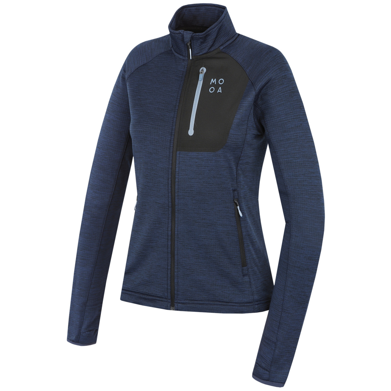 Bluza damska MOOA Nyore Grid 220 Rozmiar: M / Kolor: ciemnoniebieski