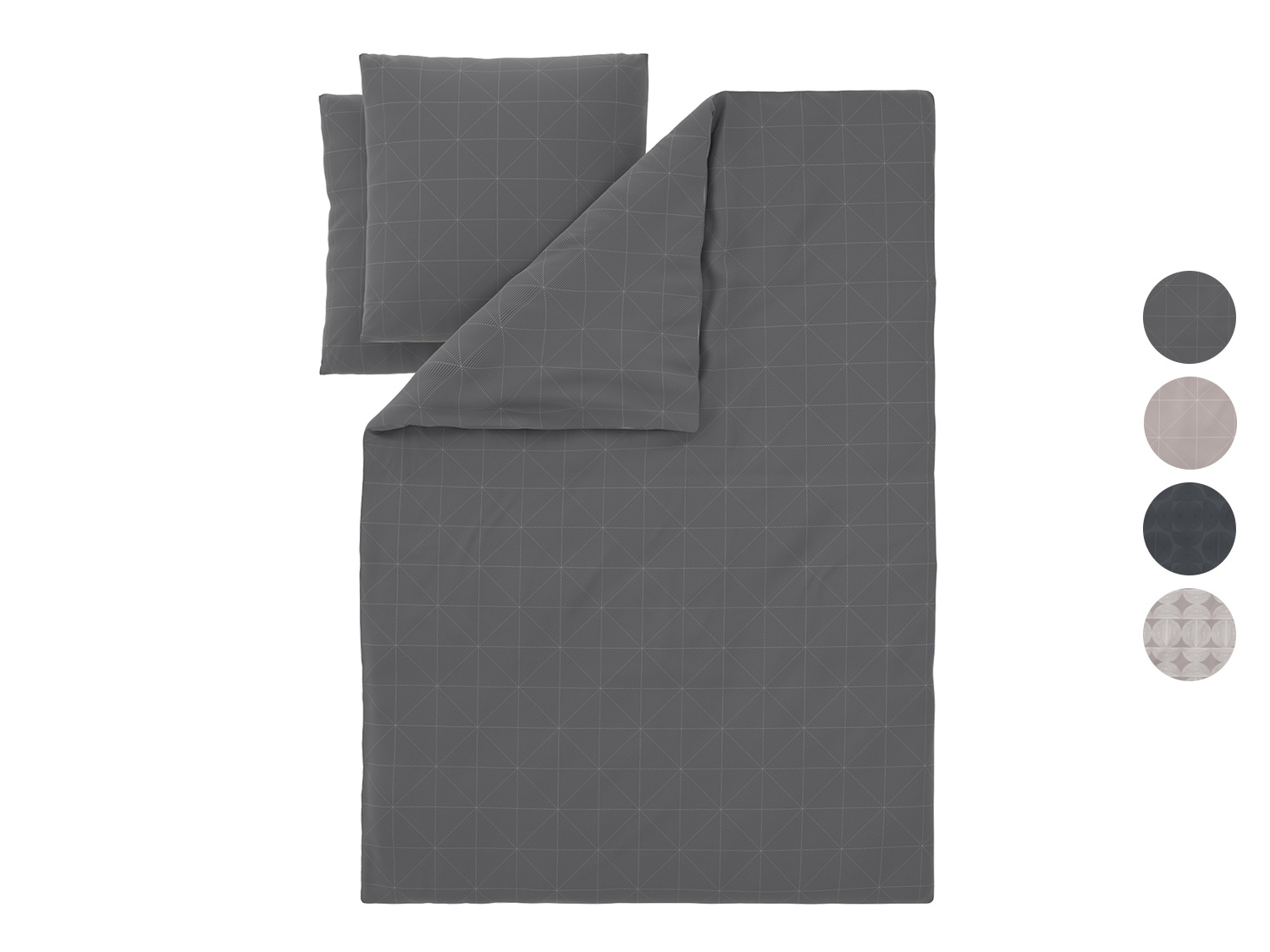 LIVARNO® Pościel satynowa z mikrofibry, 160 x 200 cm