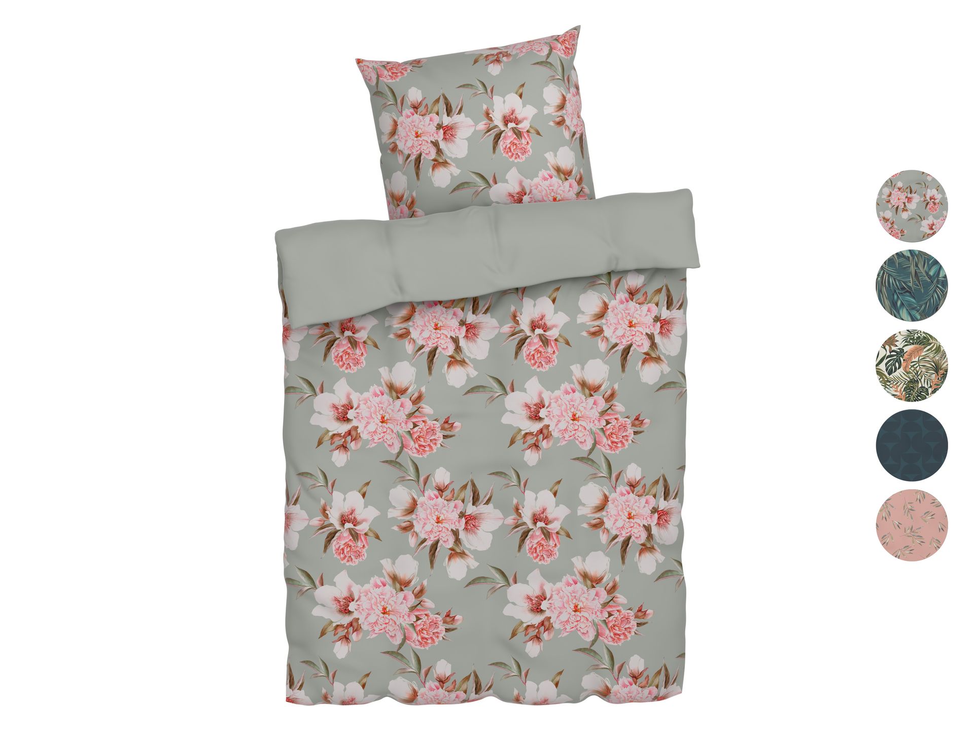 LIVARNO home Pościel satynowa z mikrofibry, 140 x 200 cm