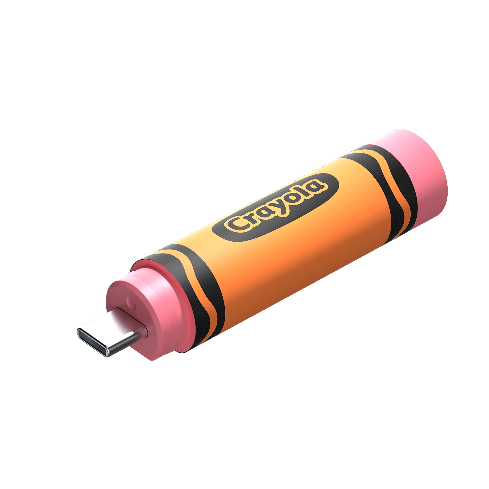 SanDisk Crayola USB-C Flash Drive - Tango 256GB, Mango - SDCZIC-256G-G46O