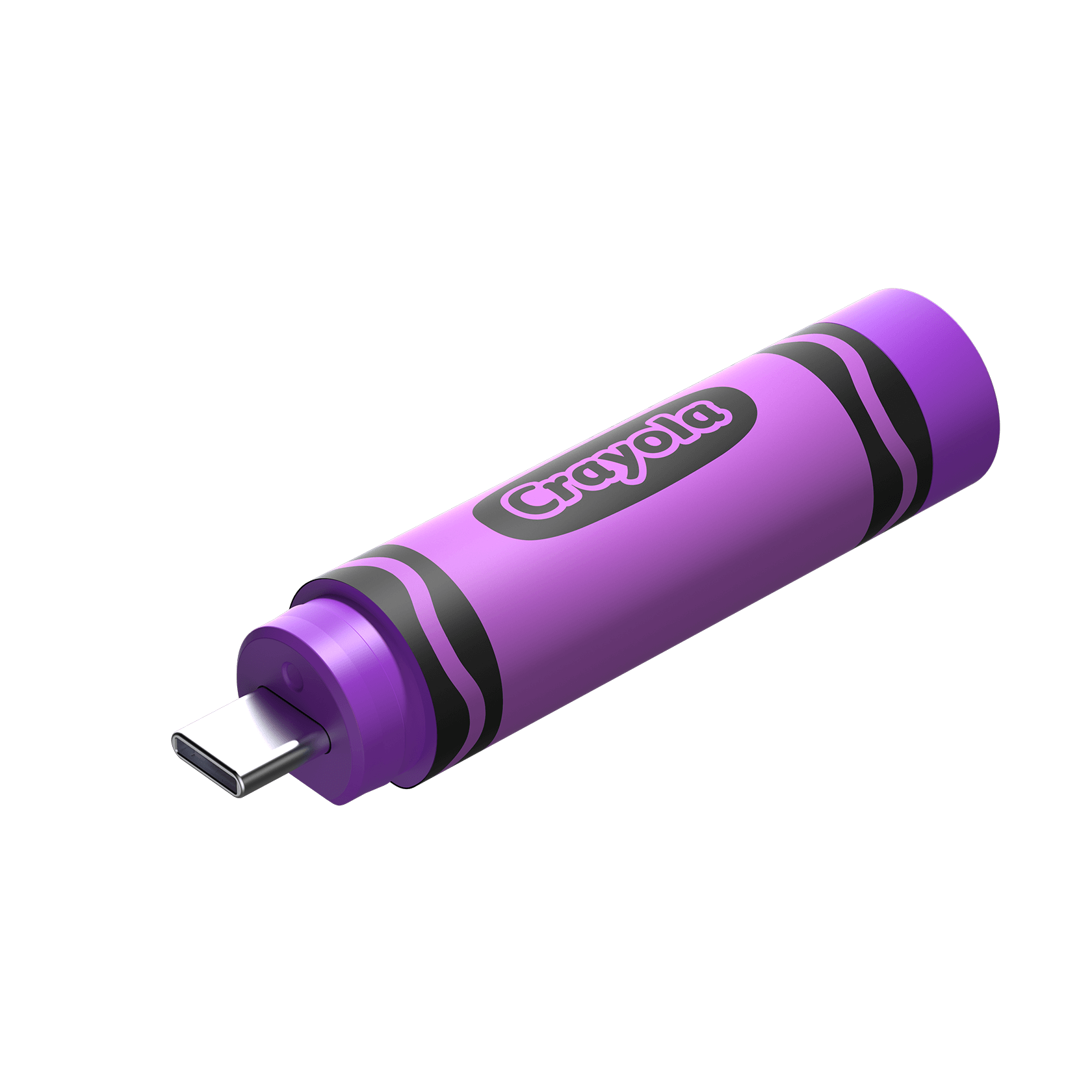 SanDisk Crayola USB-C Flash Drive - Vivid Violet, 256GB - SDCZIC-256G-G46V