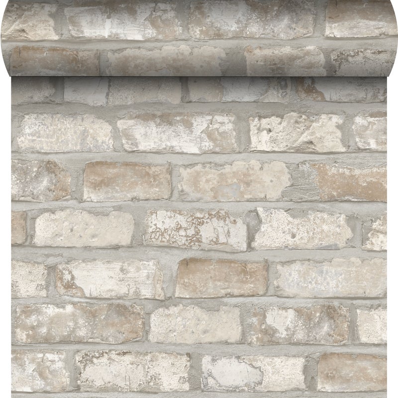 Tapeta Cegła beżowa winylowa na flizelinie Inspire