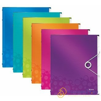 TECZKA Z GUMKĄ LEITZ WOW 6 PRZEKŁADEK ZIELONA ePaper24.eu