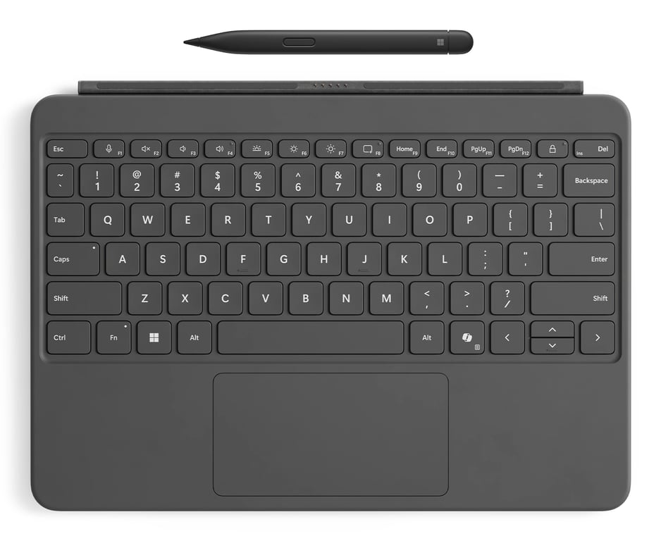 Microsoft Surface Pro 12-inch Keyboard with Slim Pen QWERTZ Niemiecki Microsoft Cover port Szary EP2-33114