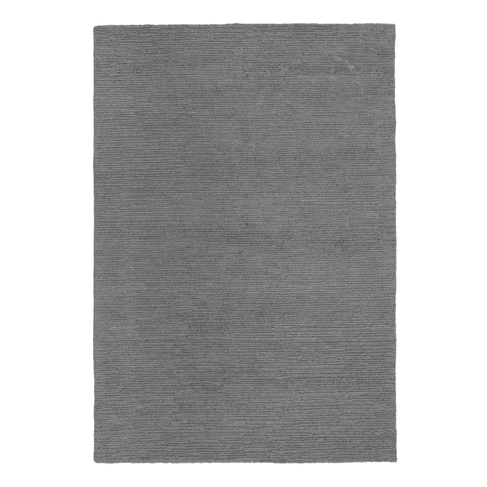 Szary wełniany dywan tkany ręcznie 200x290 cm Harris Boucle – Flair Rugs