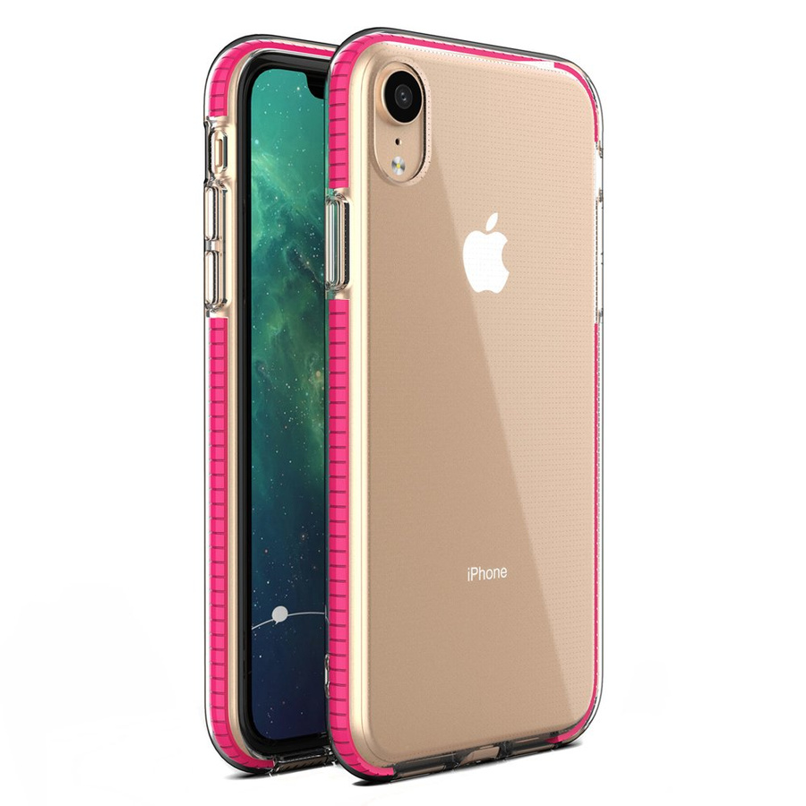 VERGE CASE ETUI ŻELOWE IPHONE XR RÓŻOWY