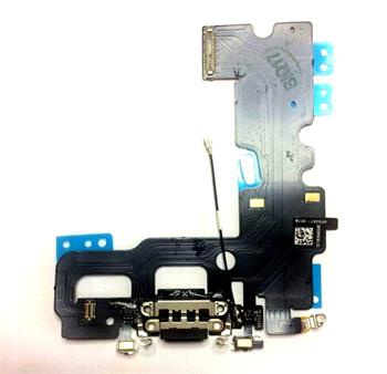 ZŁĄCZE GNIAZDO TAŚMA ŁADOWANIA MIKROFON IPHONE 7 SZARY