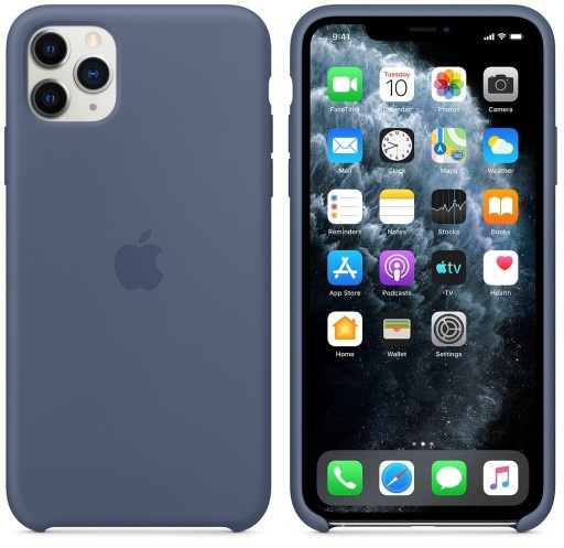 APPLE SILICONE CASE IPHONE 11 PRO MAX ALASKAN BLUE MX032ZM/A OTWARTE OPAKOWANIE