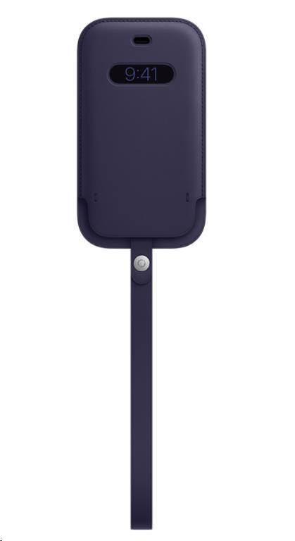 APPLE LEATHER SLEEVE MK093ZM/A CASE IPHONE 12 MINI DEEP VIOLET OTWARTE OPAKOWANIE