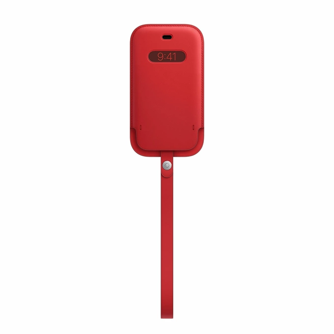 APPLE LEATHER MHMR3ZMA SLEEVE CASE IPHONE 12 MINI SCARLET OTWARTE OPAKOWANIE