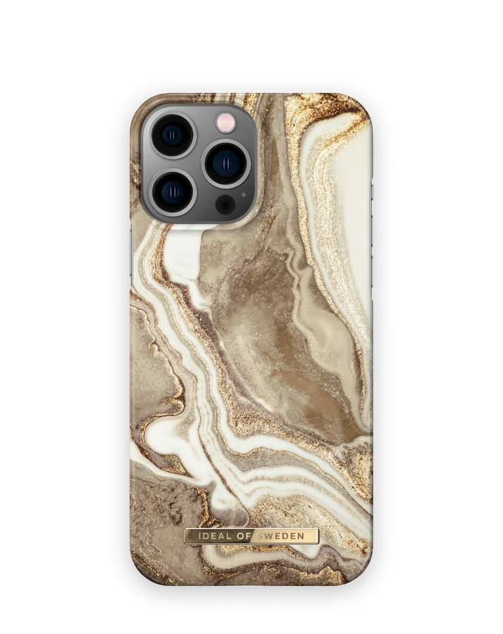IDEAL OF SWEDEN IDFCGM19-I2167-164 IPH 13 PRO MAX CASE GOLDEN SAND MARBLE
