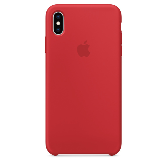 APPLE SILICONE CASE MRWH2ZM/A IPHONE XS MAX RED ORYGINALNA PLOMBA