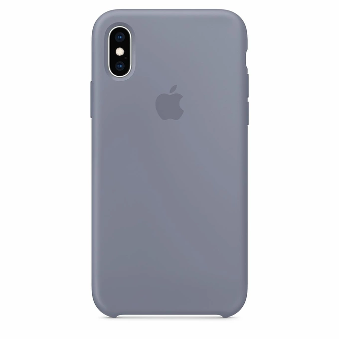APPLE MTFH2ZM/A SILICONE CASE IPHONE XS MAX LAVENDER GRAY OTWARTE OPAKOWANIE