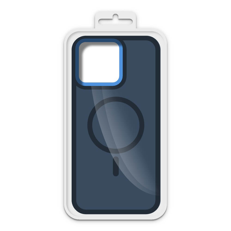 CASE MAT MAGSAFE DO APPLE IPHONE 14+ GRANATOWY BOX