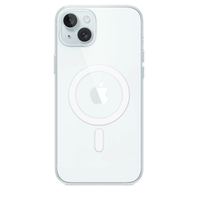 APPLE CLEAR CASE MT213ZM/A IPHONE 15 PLUS TRANSPARENT ORYGINALNA PLOMBA