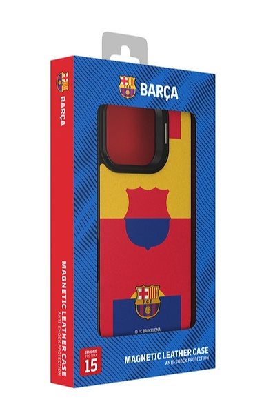 Etui FC Barcelona do iPhone 15 Pro Max Magnetic Case MagSafe OCFCBMCIP15PMMF MF