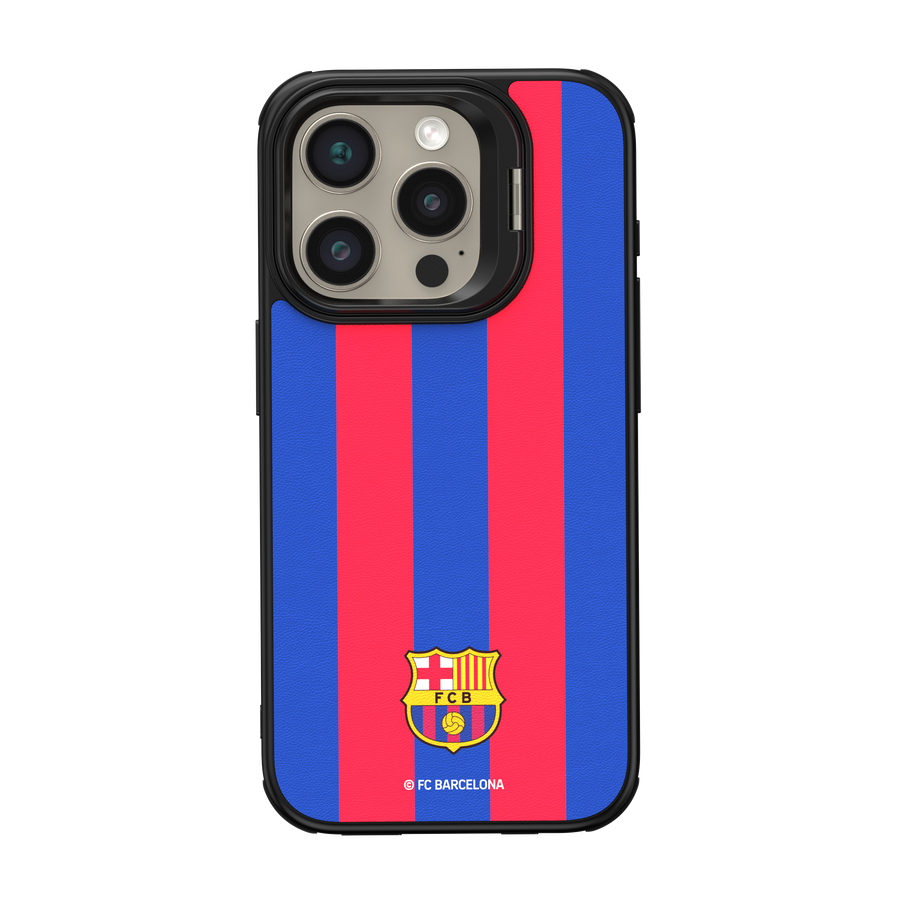 Etui FC Barcelona do iPhone 15 Pro Magnetic Case MagSafe OCFCBMCIP15PBG BG