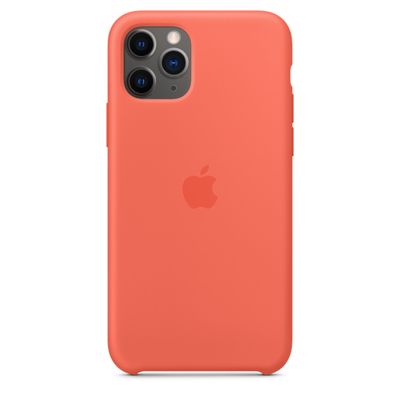 APPLE SILICONE CASE MWYQ2ZM/A IPHONE 11 PRO ORANGE ORYGINALNA PLOMBA